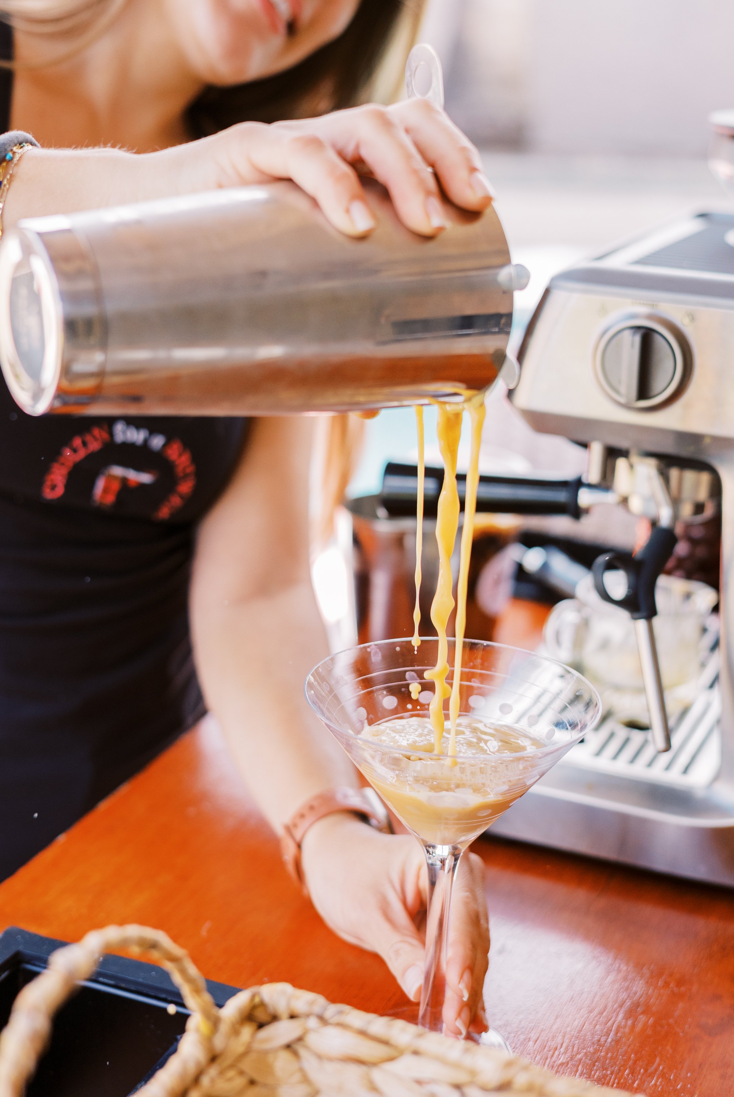 Bartender at gym corporate event